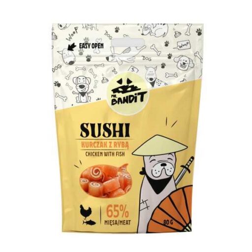 Mr. Bandit SUSHI vištiena su žuvimi