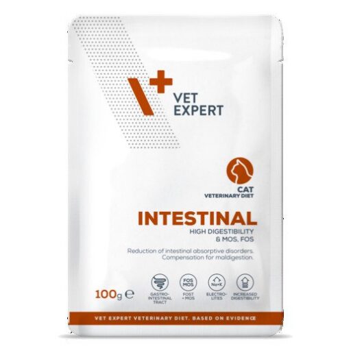 VetExpert Veterinary Diet Intestinal cat with chk 12x100g pouch