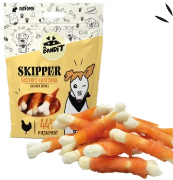 Mr. Bandit SKIPPER vištienos kauliukai 500g