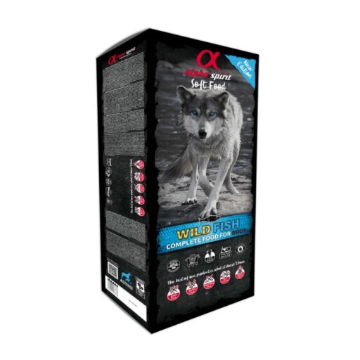 ALPHA SPIRIT WILD FISH drėgnas žuvies pašaras šunims 9kg