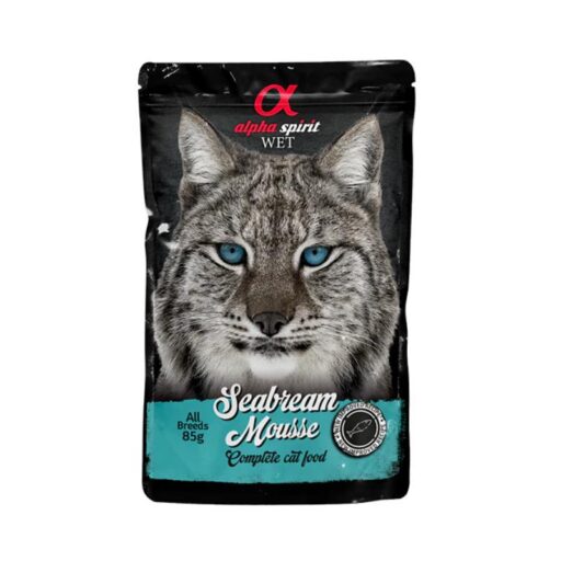 ALPHA SPIRIT WET putėsiai katėms su dorados žuvimi 85g