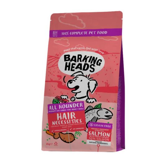 BARKING HEADS Hair Necessities Salmon pašaras šunims su lašiša