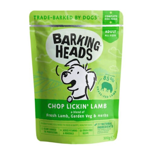BARKING HEADS Chop Lickin' Lamb konservai šunims su ėriena
