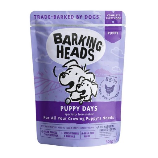 BARKING HEADS Puppy Days konsevai šuniukams 300g