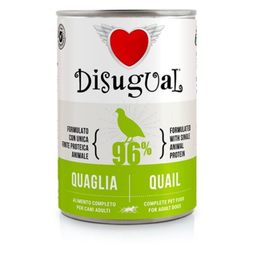 DISUGUAL MonoProtein konservas šunims su putpelėm