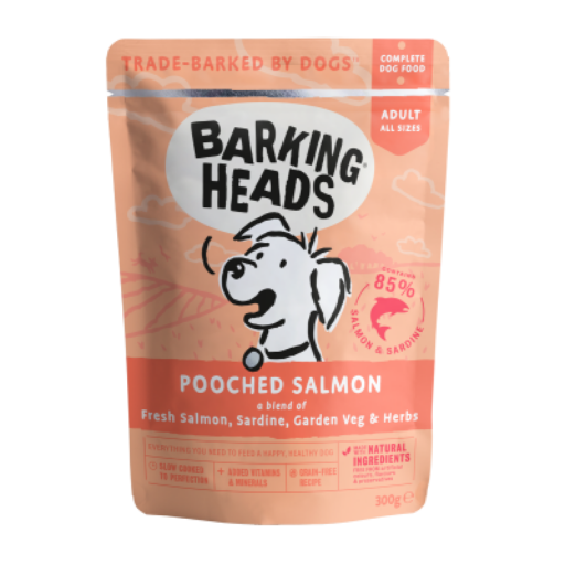 BARKING HEADS Pooched Salmon konservai šunims su lašiša 300g