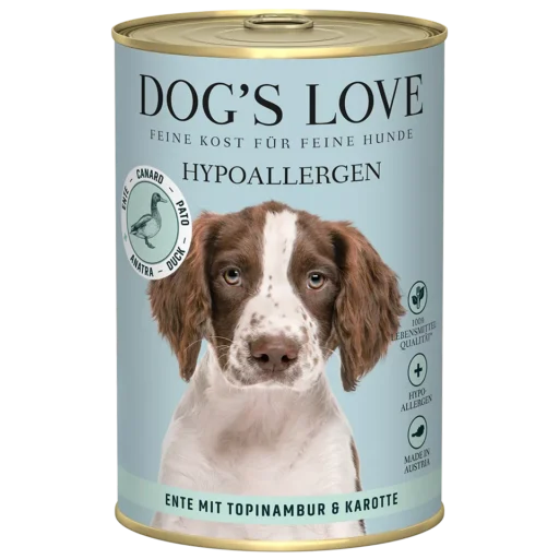 DOG’S LOVE hipoalerginiai konservai su antiena 400g