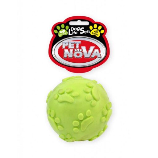 PET NOVA TPR kamuoliukas su garsu 6cm