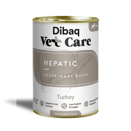 Dibaq VET Hepatic konservai šunims su kalakutiena 380g