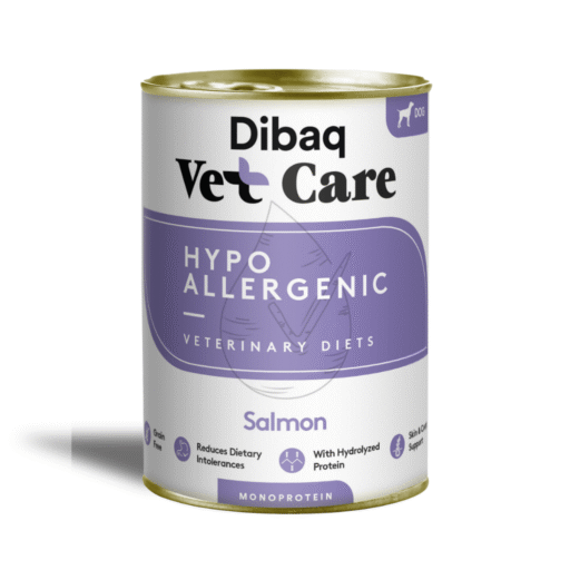 Dibaq VET Hypoallergenic konservai šunims su lašiša 380g