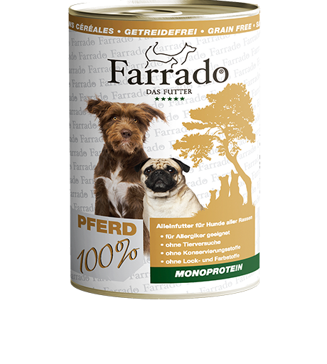Farrado konservai šunims su arkliena, 400 g