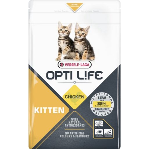 Opti Life Kitten su vištiena