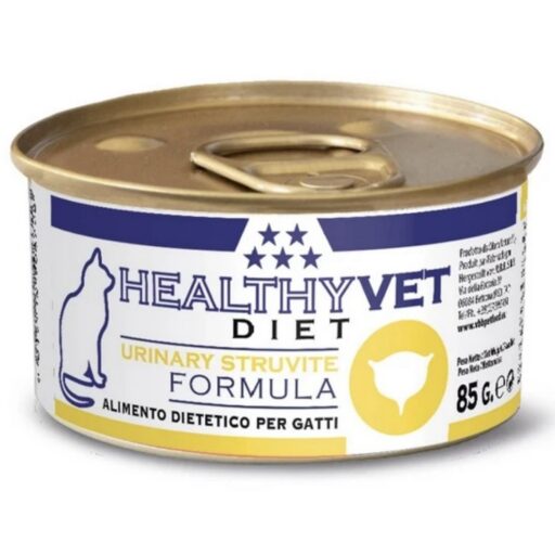 HEALTHYVET Diet Urinary struvite formula paštetas katėms 85g