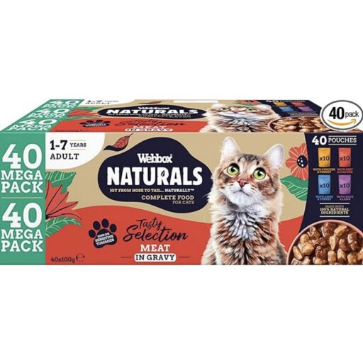 WBX Natural Cat meat gravy katėms Mega pack N40x 100g