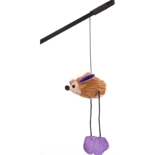 Žaislas ežiukas ant koto 51 cm, Įvairių spalvų