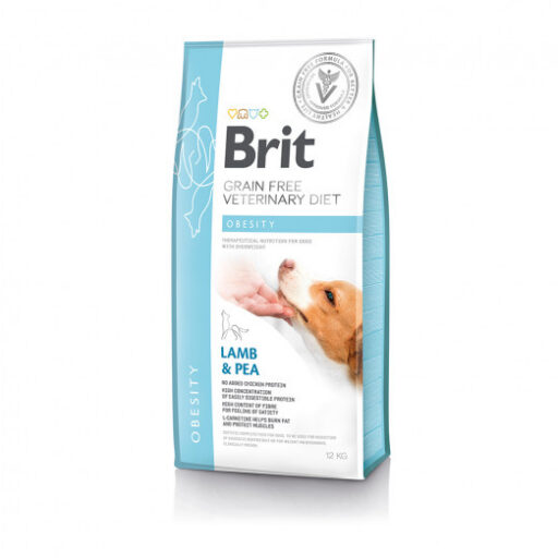 Brit GF Veterinary Diets Dog Obesity sausas pašaras šunims
