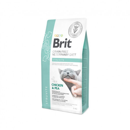 Brit GF Veterinary Diets Cat Struvite sausas pašaras katėms