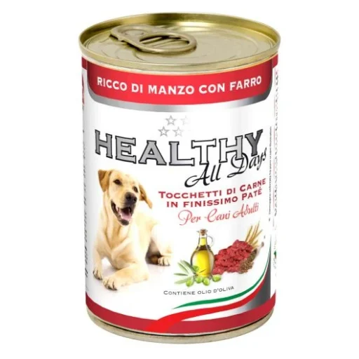 HealthyAll Days (Manzo/farro) jautiena/spelta šunims, 400g