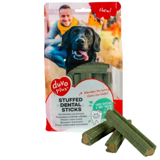 Skanėstai Duvo+ Stuffed dental -pagaliukai dantims žali, N14
