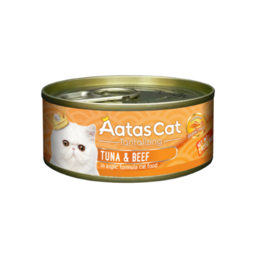 Aatas Cat Tantalizing konservuotas pašaras katėms Tuna&Beef 80g