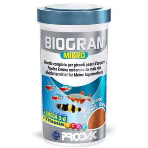 PRODAC BIOGRAN MIKRO pašaras žuvims 100ml 50g