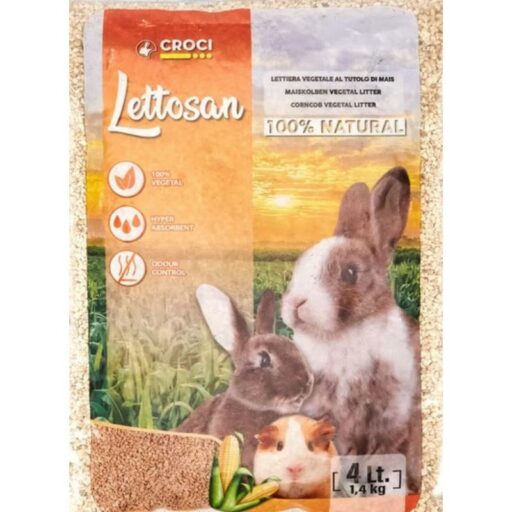 CROCI Lettosan kukurūzų kraikas graužikams 4l