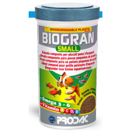 PRODAC BIOGRAN SMALL smulkios granulės žuvims 100ml 45g