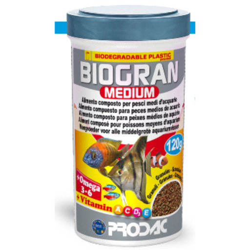 PRODAC BIOGRAN MEDIUM vidutinės granulės žuvims