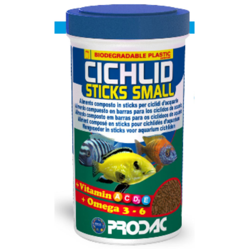 PRODAC CICHLID STICKS SMALL mažos lazdelės ciklidams 250ml 90g