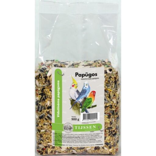 TIJSSEN lesalas vidutinėms papūgoms 900g