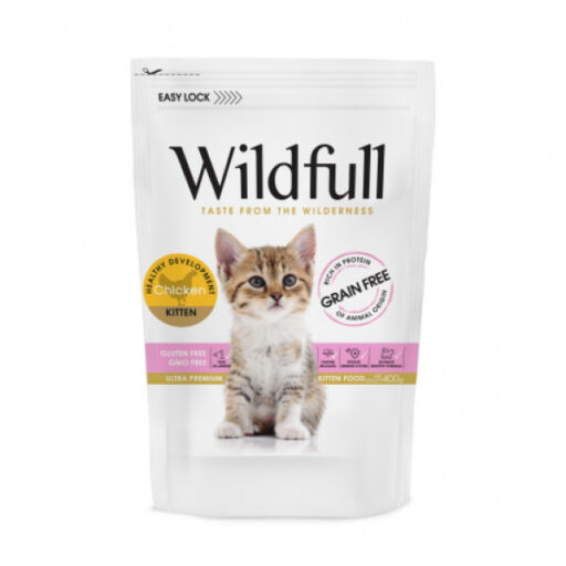 Wildfull Cat Chicken Kitten sausas pašaras kačiukams 400 g