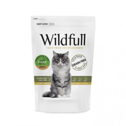 Wildfull Cat Rabbit Adult sausas pašaras katėms 400 g