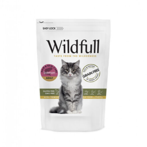 Wildfull Cat Salmon Adult sausas pašaras katėms 400 g
