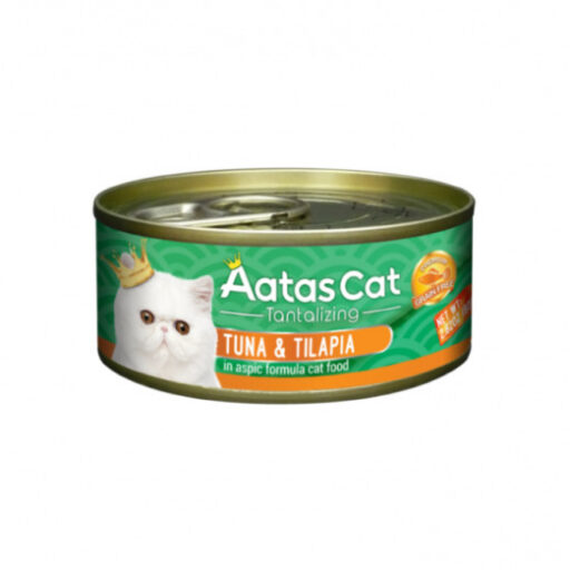 Aatas Cat Tantalizing konservuotas pašaras katėms Tuna&Tilapia 80 g
