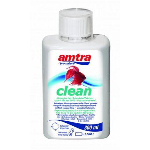 AMTRA CLEAN Biologinė priemonė akvariumams 300ml