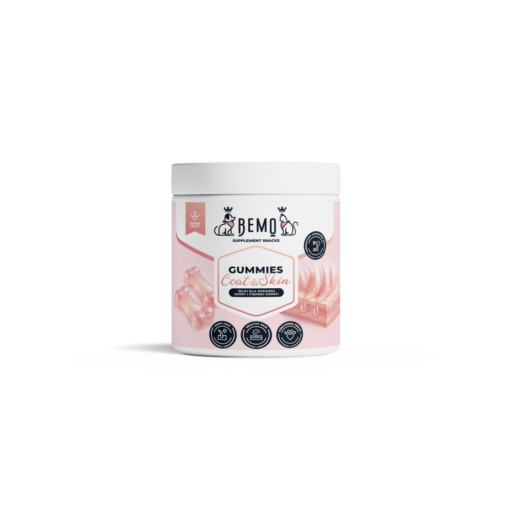 Bemo guminukai Coat&Skin – guminukai-papildai šunims ir katėms 40 vnt. (320 g)