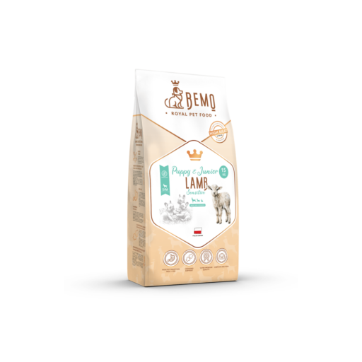 Bemo Sensitive Puppy&Junior ėrienos sausas maistas jauniems šunims
