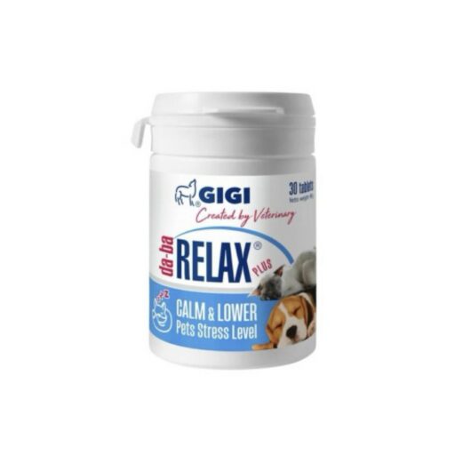 GIGI Da ba Relax papildas šunims ir katėms nervų sistemai 30 tab.