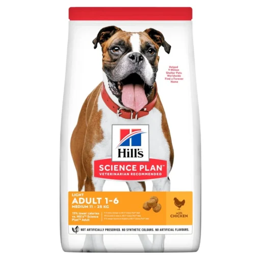 Hill’s Science Plan Light Adult Medium Chicken 14kg