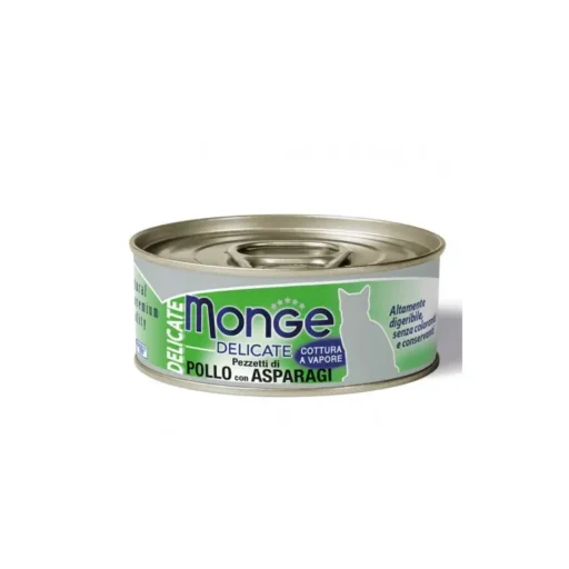 Monge Delicate - Wet Cat Chicken with asparagus 80 g