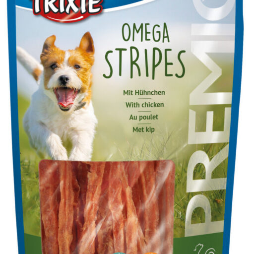 Trixie PREMIO Omega juostelės, vištiena, 100 g (pak.6)