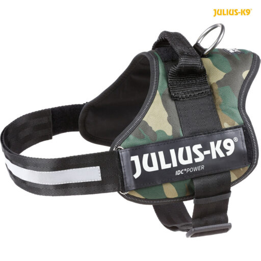 K9®Petnešos šuniui, M/0: 58–76 cm/40 mm, kamufliažinės