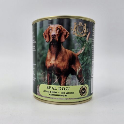 Real Dog SP - Wet Beef and lamb for adult dogs
