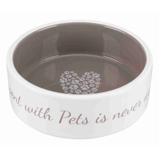 Trixie Pet's Home Dubenėlis, keramika, 0.8 l, ø 16 cm, cream-smėlio