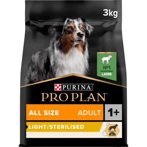 PURINA Pro Plan Dog All Size Sterilised Light Lamb 3kg