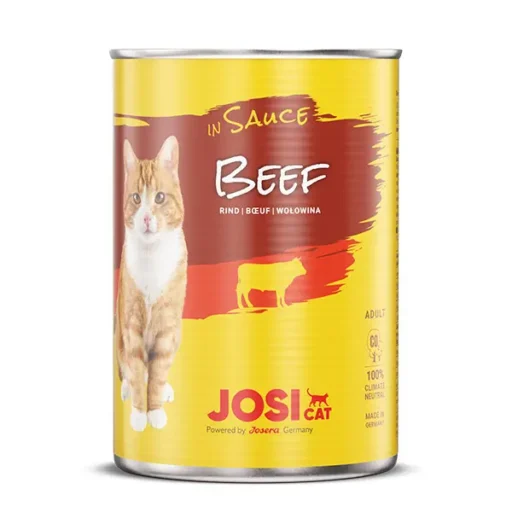 JosiCat Beef in Sauce konservai katėms, jautiena padaže, 415g