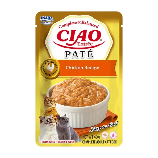 CIAO Entree Pate konservai katėms su vištiena,40g