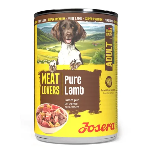 Josera Meat Lovers Pure Lamb konservuotas pašaras šunims su ėriena