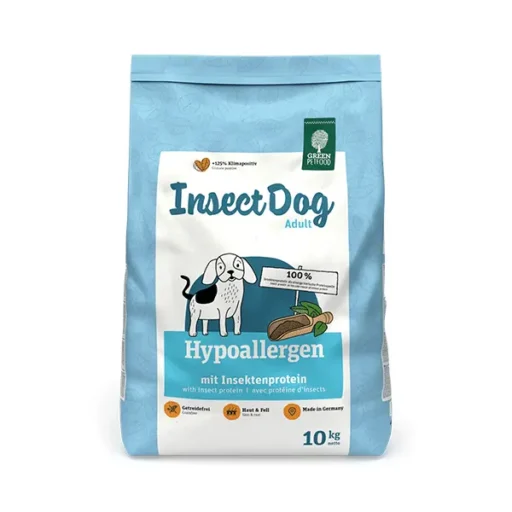 Green Petfood Insect Dog Hypoallergen sausas pašaras alergiškiems šunims, 10 kg