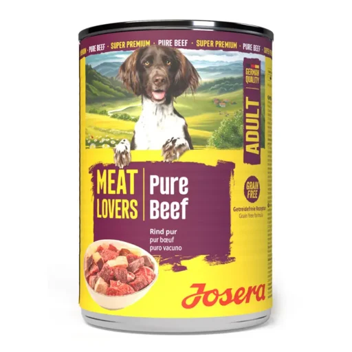 Josera Meat Lovers Pure Beef konservuotas pašaras šunims su jautiena
